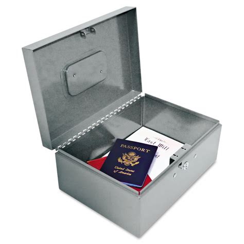 metal box with lock 12.5 x 9 x 10|Amazon.com: Office Lock Box 9 X 12.